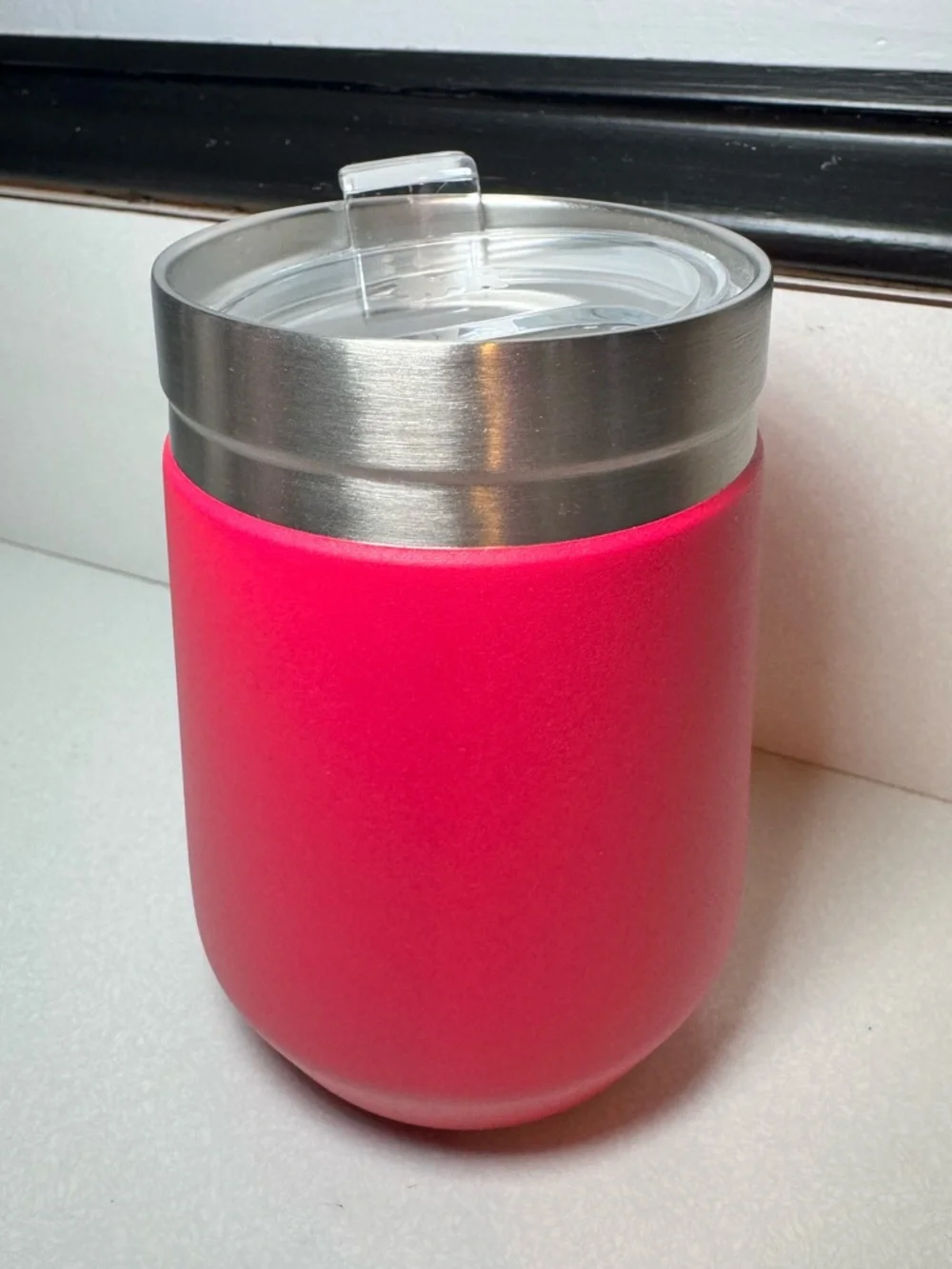 EUC Pink Stanley 10 OZ Wine Tumbler - Picture 2 of 4